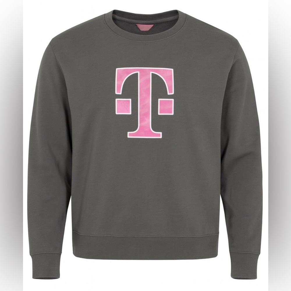 T Mobile Employee Pullover Side Pocket Crewneck Size 2XL Black / Pink